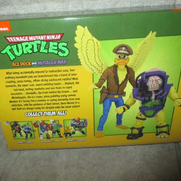 New NECA Teenage Mutant Ninja Turtles Ace Duck & Mutagen Man Figure 2 Pack TMNT - Picture 4 of 4